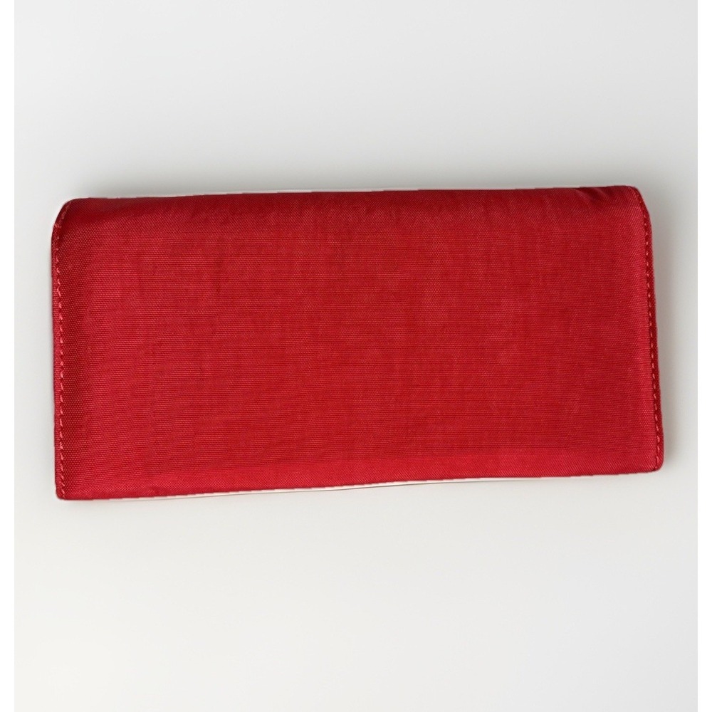 Kipling Money Land Snap Wallet, RFID Red Rouge - NWOT - Picture 2 of 9